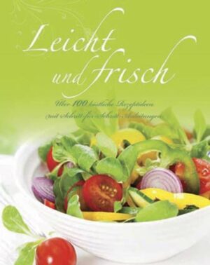 Diese umfangreiche Sammlung leichter fettarmer Gerichte enthält Rezepte für leckere Suppen und pikante Vorspeisen, leichte Snacks und kleine Mahlzeiten, klassische Fleisch- und Fischgerichte, vegetarisch und Desserts. Damit bietet dieses Buch eine solide Grundlage für die zeitgemäße gesunde Ernährung.