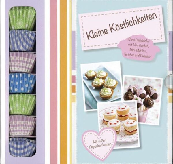 Mini-Versionen von all Ihrem Lieblingsgebäck! Entdecken Sie über 60 Rezepte für hübsche kleine Kuchen, leckere Muffins, fruchtige Törtchen und vieles mehr - Mit über 150 bunten Muffins Förmchen.