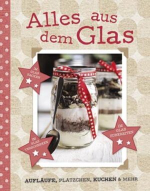 Stellen Sie Ihre gewohnte Art zu kochen und zu backen auf den Kopf und lernen Sie mit diesem Buch ausgefallene Geschenkideen kennen. Dieses Buch ist randvoll mit frischen, neuen Rezeptideen für unwiderstehliche Gerichte, die alle im Glas zubereitet werden. Entdecken Sie köstliche Kuchen, delikate Desserts und himmlischherzhafte Speisen ebenso wie geniale Geschenkideen. Persönlich, praktisch, perfekt portioniert. Lassen Sie sich inspirieren!