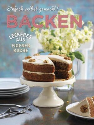 Noch nie war Selbst-Gebackenes so beliebt wie heute - und dabei ist es ganz einfach! Dieses Buch enthält über 50 schmackhafte Rezepte, die jeder nachbacken kann - also vergessen Sie dröge Backmischungen! Vier Kapitel - Festliche Kuchen & Torten, Cupcakes & Muffins, Cookies & Riegel sowie Brote & einfache Kuchen. Fantastische Rezepte - Mokkakranz, Tiramisu-Cupcakes, Doppelkekse mit Marshmallows und Fünfkornbrot. Alle Rezepte mit unkomplizierter Schritt-für-Schritt-Anleitung und informativen Fotos fürs perfekte Gelingen.