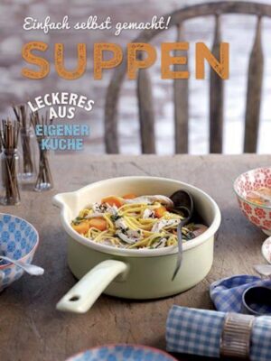 Schon mit den einfachsten Zutaten lassen sich im Handumdrehen die köstlichsten Suppen herstellen - vorbei sind die Zeiten der Tütensuppen! Dieses Buch enthält über 50 Suppenrezepte aus aller Welt, die jeder nachkochen kann. Vier Kapitel - Schnelle Suppen, Gesunde Suppen, Herzhafte Suppen sowie Suppen aus aller Welt. Fantastische Rezepte - Hühnersuppe mit Reis & Zitrone, Suppe aus geröstetem Mittelmeergemüse, Putensuppe mit Salbei & Pilzen, Mexikanische Gemüsesuppe. Alle Rezepte mit unkomplizierter Schritt-für-Schritt-Anleitung und informativen Fotos fürs perfekte Gelingen.