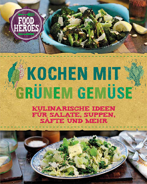 Go green! - Mit 50 leckeren Rezepten - Gesunde Ernährung leicht gemacht - Mit Extra-Teil Grüne Smoothies Nie mehr langweiliges Gemüse! Von Kohl und Kraut über Salat und Kresse bis hinzu Broccoli und Lauch - es gibt so viele unterschiedliche Arten von Grünzeug, die es zu entdecken und genießen gilt. Als leckere und nahrhafte Zutaten stellen sie die perfekte Grundlage für Salate, Suppen, Hauptgerichte und sogar Säfte dar. Mit informativer Einleitung, hilf reichen Tipps und interessanten Fakten weckt dieses Buch mit jeder Seite neu die Lust am Kochen. Mit den Rezepten aus diesem Buch muss gesundes Gemüses nie wieder langweilig sein.