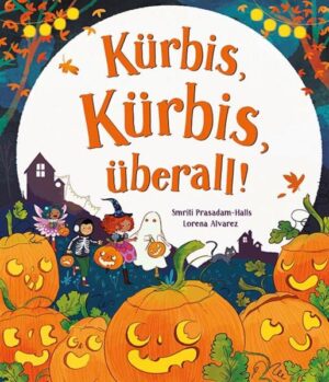 Kürbis, Kürbis überall! - Mit strahlend- bunten Illustrationen - Wimmelige Bilder, bei denen es viel zu entdecken gibt - Ein Halloween- Gedicht begleitet von fröhlich- bunten Bildern Es ist Halloween, und ÜBERALL gibt es Kürbisse! Komm mit und begleite vier kleine Freunde zur großen Kürbisparade. Der Text ist ein Halloween- Gedicht, dass über alle Seiten verteilt ist. Die Geschichte des Buches wird durch die fröhlich- bunt illustrierten Bilder erzählt. Hier gibt es viel zu entdecken: Kinder kostümieren sich und ziehen mit Kürbissen durch die Straßen, um Süßigkeiten zu sammeln.