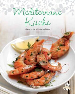 Das schmeckt nach Sonne und Meer! • 100 Rezepte, die den Urlaub verlängern • So bringen Sie das Mittelmeer auf Ihren Tisch • Alle Rezepte mit leicht verständlichen Schritt-für-Schritt Anleitungen Die mediterrane Küche ist so vielfältig wie die Regionen des Mittelmeeres und ist der Inbegriff eines gesunden und vor allem genussvollen Lebens. Mit den Rezepten in diesem Buch gelingt es Ihnen im Handumdrehen, köstliche mediterrane Speisen auf den Tisch zu zaubern - von leckeren Tapas über herrliche Fischgerichte bis hin zu leichten Tartes und natürlich vielen weiteren Gaumenfreuden. Rund 100 Rezepte mit leicht verständlichen Schritt-für-Schritt-Anleitungen und ansprechenden Fotografien zu jedem Gericht.