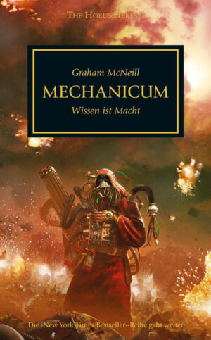 Während sich der Flächenbrand des Verrats im Imperium ausbreitet, schmiedet Horus weitere Pläne. Er will jene, die sich ihm entgegenstellen, entweder unterwandern oder vernichten. Auf dem Mars, der Heimat der Priesterschaft des Mechanicums, produzieren die riesigen Fabrikstädte seit Langem einen Großteil der Waffen für die Expeditionsflotten, welche die Galaxis auf der Suche nach den verlorenen Welten der Menschheit durchstreifen. Dadurch ist der Planet für jeden, der ihn im kommenden Krieg kontrolliert, von unschätzbarer strategischer Bedeutung. Jetzt schüren die Agenten des Kriegsherrn das Feuer der Rebellion und hetzen die loyalen Schmieden und Titanenlegionen gegeneinander auf. Und so erhebt sich das Dunkle Mechanicum inmitten von Geflüster über einen uralten Schrecken, der unter der Oberfläche des Roten Planeten lauert ... Neuausgabe von Black Library.