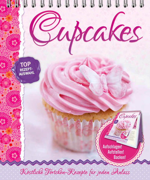 Dieses praktische Aufstell-Backbuch mit über 80 Rezepten ist der perfekte Begleiter für alle Naschkatzen. Mit dieser köstlichen Auswahl an Cupcakes - von klassischen über feierliche bis hin zu ausgefallenen Kreationen - hat dieses Buch die besten Zutaten, um all Ihre Backwünsche zu erfüllen.