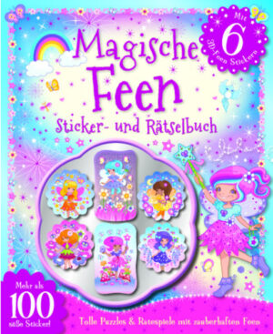 Sticker- und Rätselbuch. Komm mit in die zauberhafte Welt der Feen und sei ihr Gast auf der weltbesten Geburtstagsfeier. Dieses bezaubernde Spielebuch enthält 6 funkelnde 3D- Sticker sowie viele Puzzles und Ratespiele für stundenlangen Spaß. Mehr als 100 süße Feen- Sticker verzaubern im Nu alle kleinen Mädchenherzen.