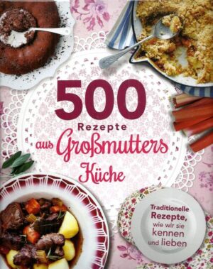 Die Sammlung von Großmutters besten Rezepten ist ein wahrer Schatz. Denn eins steht fest: Großmutters Kochkunst ist unschlagbar! Ihre Großmutter hat ihre Kochgeheimnisse nicht verraten? Sie finden hier in dieser Sammlung traditionaler und bewährter Rezepte. Mit jedem sorgfältig ausgewählten Rezept unternehmen Sie eine Reise zurück in Großmutters Küche, wo frische Zutaten und hausgemachte Mahlzeiten die ganze Familie beglücken. Großmutters herzhafte Gerichte und köstliche Nachspeisen - einfach unwiderstehlich!