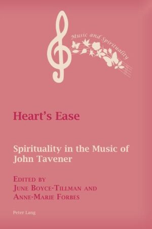 Our age owes Sir John Tavener deep gratitude. His works cross both cultural and disciplinary boundaries. He illustrated how to deal with intense suffering and felt deeply for the suffering of the world. He stands as an icon representing a view of artistic expression as a way of generating hope and transcendence. In Tavener’s thinking, spirituality was closely tied to wellbeing and healing and this book considers the spiritual encounters that brought him ‘heart’s ease’ and the communication of that experience to performers and listeners through his composition. The contributors to this book include scholars, musicians, theologians, medical practitioners, informed listeners and practitioners in religious traditions. It includes case study material, empirical studies, philosophical, theological and theoretical contributions along with accounts from lived experience of the spirituality generated by Tavener’s music. This is set in the context of a world that sees spirituality sometimes coupled and sometimes uncoupled from religion. The pattern of the book is an alternation between interludes and chapters illuminating different facets of the crystal of Tavener’s creative work and the spirituality and ‘heart’s ease’ it can offer.