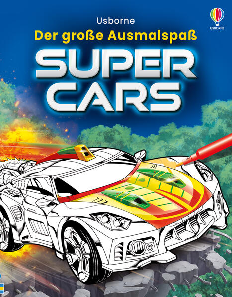 Der große Ausmalspaß: Supercars | Bundesamt für magische Wesen