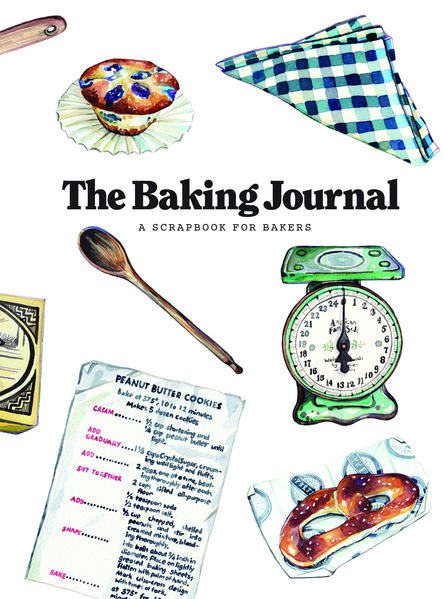 The Baking Journal inspires bakers to record their experiences, experiments and love of bread, cake and pastry. Use the journal to store notes and clippings, write down your favourite recipes, review cafés and patisseries, collect labels and other souvenirs, and record your baking experiments. Keep it in the kitchen for useful reference information on ingredients and techniques, baking tips, measurements and conversions.