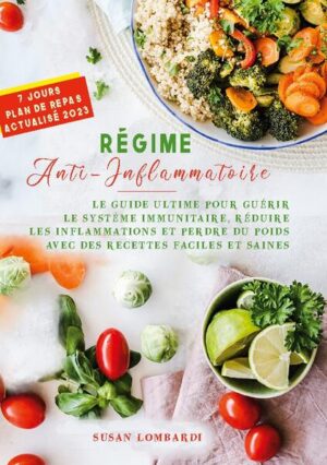 Si vous souffrez d'un trouble inflammatoire, vous devez changer vos habitudes alimentaires. Bien que des médicaments et d'autres thérapies soient nécessaires, de nombreux experts affirment qu'un régime anti-inflammatoire peut également s'avérer utile. Commencer à prendre soin de son corps est la première étape pour réduire la douleur et commencer à améliorer sa santé. De plus, un changement de régime alimentaire réduira certainement la poussée des symptômes inflammatoires. Ce livre aborde les sujets suivants: - Quelles sont les causes de l'inflammation et comment les prévenir ? - Qu'est-ce qu'un régime anti-inflammatoire ? - Comment l'inflammation est-elle liée à l'obésité et à l'arthrite ? - Qu'est-ce qu'un mode de vie anti-inflammatoire ? - Les aliments qui préviennent l'inflammation - Plan alimentaire de 7 jours pour chaque repas de la journée Si vous souhaitez améliorer votre santé en mangeant bien, ce livre est fait pour vous. Il vous guidera dans un programme alimentaire qui vous aidera non seulement à lutter contre l'inflammation, mais qui vous permettra également de vous sentir en forme et plus heureux.