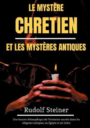 Le Mystère Chrétien et les Mystères Antiques Rudolf Steiner est à la fois un mystique et un occultiste. Ces deux natures apparaissent chez lui en un parfait accord. On ne saurait dire laquelle des deux prédomine sur l'autre. En se pénétrant et en se fondant, elles sont devenues une force homogène. En sa qualité de Rose-Croix, Rudolf Steiner sentait profondément la différence entre les pratiques de l'initiation occidentale, qui est la sienne, et celles de l'initiation orientale qui a été le principe et l'origine de la Société Théosophique. "Parmi les ouvrages récents sur l'origine et la portée du christianisme, aucun ne m'a frappé comme celui de Rudolf Steiner. Le Mystère chrétien et les mystères antiques, ce titre indique à lui seul la nouveauté du point de vue où se place l'auteur. Voici donc une étude singulièrement précise et documentée de ce que fut l'initiation secrète dans les religions antiques, notamment en Égypte et en Grèce, et de ce qu'elle est devenue dans le christianisme par son fondateur Jésus et par ses successeurs. Cette étude est faite par un homme, qui a vécu en lui-même le phénomène mystique et religieux dans ce qu'il a de plus profond et de plus transcendant, mais qui, pour l'appliquer à l'histoire, s'arme des méthodes rigoureuses empruntées aux sciences naturelles et à la philosophie moderne." E. Schuré Cet ouvrage comprend : Les mystères et la sagesse mystique, Les sages grecs avant Platon à la lumière, de la sagesse mystique, Platon comme mystique, La sagesse des mystères et le mythe, La sagesse des mystères en Égypte, Les évangiles, Le miracle de Lazare, L'apocalypse de Jean, Jésus et son arrière-fond historique, De l'essence du christianisme, Le christianisme et la sagesse païenne, Saint Augustin et l'église catholique, etc.