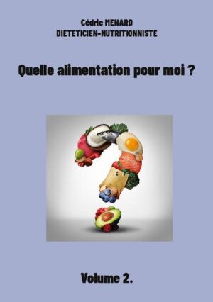 Cédric MENARD, diététicien-nutritionniste diplômé d'état français, installé depuis 2008 en profession libérale, associe son expérience professionnelle et ses compétences en nutrition, pour vous proposer le mode d'alimentation le plus optimal, si vous souffrez d'angine de poitrine, d'hypertension artérielle, d'athérosclérose (excès de cholestérol), d'infarctus du myocarde, d'insuffisance cardiaque, de coliques néphrétiques diverses (d'origines uriques, calciques, xanthiques et oxaliques), d'insuffisance rénale, de pancréatite, de mucoviscidose, d'hypoglycémie, d'hypothyroïdie, d'intolérance au gluten et de diverses allergies et intolérances alimentaires. Les conseils nutritionnels sont très détaillés, et sont tous associés à des exemples de réalimentation appropriés et parfaitement adaptés à chaque pathologie.