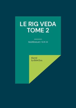 Dans ce deuxième tome du Rig Veda, vous trouverez les mandalas de 7 à 10. Avec le septième, le plus ancien de ce tome, nous découvrons la guerre de dix rois, qui unifiera le peuple védique Le huitième est plus récent. Il date probablement de 3000 BCE environ, et nous révèle une spiritualité plus avancée. Le neuvième ne contient que des hymnes à Soma datant de toutes les époques. C'était lui qui clôturait la précédente compilation du Rig Veda. Le dixième a été ajouté plus tard, vraisemblablement aux alentours de 2100 BCE, après la pénurie de soma due à la grande sécheresse de 2200 BCE.