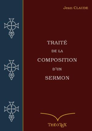 Avant son exil aux Pays-Bas, suite à la révocation de l'Édit de Nantes, Jean CLAUDE, dit Monsieur Claude (ce qui évite la confusion avec un prénom), avait dicté ce traité d'homilétique, pour le bénéfice d'un de ses élèves. Il ne fut imprimé qu'en 1688, après sa mort, par son fils Issac, pasteur à La Haye. Maintes fois réédité dans sa version anglaise, il ne l'avait jamais été en français. Son utilité pour la prédication d'aujourd'hui n'est cependant pas négligeable : Claude y développe quatre voies de composition à partir d'un texte biblique : 1. par Explication, 2. par Observations, 3. par Exhortation continue, 4. par Propositions. Il qualifie les deux premières façons de prêcher de «textuaires», pour exprimer qu'elles s'attachent résolument au texte, sans s'en écarter (textuaire, et non pas textuelle, qui en français n'a pas le même sens). A l'heure d'un regain d'intérêt pour la prédication centrée sur l'Écriture, le lecteur découvrira avec intérêt, dans une orthographe modernisée, ce monument précieux de l'épopée protestante. Cette numérisation ThéoTeX reproduit en orthographe modernisée le texte de 1688.