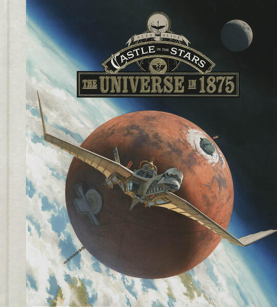As a child, Alex Alice dreamt of going to the moon along with Jules Verne’s characters… As an adult, his dream came true with his creation of Castle in the Stars! The world created by Alex Alice in Castle in the Stars is rich and plentiful. This wildly talented author and illustrator has taken us on fantastic journeys through two series of comic books, as well as through articles written in the Castle in the Stars very own newspapers, its models, costumes and accessories and large exhibitions. If you are a fan of Jules Verne and gorgeous drawings, you will absolutely be over the moon (please pardon the pun!) for Alex Alice’s watercolours depicting his Jules Verne era exploration of the stars! About the art book: The Universe in 1875 is an "in- world product" meaning it has been imagined for travellers from the Castle in the Stars universe itself: a lavishly illustrated guidebook, complete with travel tips and maps. It is a gorgeous opportunity to discover an alternative universe through 100 sweeping watercolour illustrations complete with immersive texts to bring it all to life, and is an ideal introduction to the Castle in the Stars universe! If you already are a fan of his universe, you will be starry- eyed over The Universe in 1875: tons of new illustrations have been created exclusively for this art book and it is the ultimate magnificently illustrated travel guide. A word from the publishers: This gorgeous book takes you on an unbelievable journey, beginning with the attention to detail paid to producing the book itself