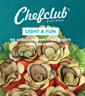 Ihre Community, Ihr Buch Light & Fun wurde mit der Chefclub-Community ins Leben gerufen und umgesetzt. Ihre E-Mails und Kommentare haben uns zu diesem neuen Projekt inspiriert. Entstanden ist ein Chefclub-Buch voller extra-leichter, kalorienarmer Gerichte, die so köstlich und kreativ sind, wie Sie es von uns gewohnt sind. Ob Sie Diät halten oder einfach auf eine ausgewogene Ernährung achten - unser Buch soll Ihnen als Inspiration dienen und auch die größten Foodies dabei unterstützen, ihre Kalorienzufuhr im Griff zu behalten. Köstlich, schnell und ausgewogen Die Rezepte bleiben der Chefclub-Philosophie treu und sind einfach umzusetzen. So verblüffen Sie Ihre Freunde und Ihre Familie, ohne allzu lange Zeit am Herd stehen zu müssen. Dank der Texte, Fotos, Schritt-für-Schritt-Anleitungen und der Chefclub-Tipps kann bei der Zubereitung nichts mehr