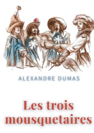 Les Trois Mousquetaires est un roman d'Alexandre Dumas, initialement publié en feuilleton dans le journal Le Siècle de mars à juillet 1844. Il a été édité en volume dès 1844 aux éditions Baudry et réédité en 1846 chez J. B. Fellens et L. P. Dufour avec des illustrations de Vivant Beaucé. Le roman raconte les aventures d'un Gascon impécunieux de 18 ans, d'Artagnan, venu à Paris pour faire carrière dans le corps des mousquetaires. Il se lie d'amitié avec Athos, Porthos et Aramis, mousquetaires béarnais du roi Louis XIII. Ces quatre hommes vont s'opposer au premier ministre, le cardinal de Richelieu et à ses agents, dont le comte de Rochefort et la belle et mystérieuse Milady de Winter, pour sauver l'honneur de la reine de France Anne d'Autriche. Avec ses nombreux combats et ses rebondissements romanesques, Les Trois Mousquetaires est l'exemple type du roman de cape et d'épée et le succès du roman a été tel que Dumas l'a adapté lui-même au théâtre, et a repris les quatre héros dans deux autres romans Vingt ans après, (1845) et Le Vicomte de Bragelonne (1847-1850) pour former la trilogie des mousquetaires. Toujours très populaire, ce roman a fait l'objet de très nombreuses adaptations au cinéma et à la télévision.PRINCIPALES oeUVRES D'ALEXANDRE DUMAS1832La Tour de Nesle, pièce de théâtre1839Mademoiselle de Belle-Isle, pièce de théâtre1840Napoléon, Othon Larcher, Les Stuarts, Maître Adam Le calabrais1841Praxède, Nouvelles Impressions de Voyage (Midi de la France), Souvenirs de voyage - Une année à Florence.1842Le Chevalier d'Harmental . Dumas connaît son premier succès de romancier .1844Les trois mousquetaires1845Vingt ans après, Le comte de Monte-Cristo, Une fille du régent, et La reine Margot1846La dame de Monsoreau, Le bâtard de Mauléon, Joseph Balsamo, Les Deux Diane.1847Impressions de voyage, De Paris à Cadix, et Les Quarante-Cinq .1848Le Vicomte de Bragelonne1849Le collier de la reine, Les mille et un fantômes1850La tulipe noire, La femme au collier de velours, Le trou de l'Enfer, La Colombe.1851Le Drame de Quatre Vingt Treize, Ange Pitou, Olympe de Clèves.1853La comtesse de Charny, Le Pasteur d'Ashbourne, Isaac Laquedem, Ingénue.1855La dernière année de Marie Dorval Salvator Marie Giovanni, journal d'une parisienne Le page du duc de Savoie.1857L'Homme aux contes, Charles Le Téméraire, Le Meneur de Loups, La Dame de Volupté1859De Paris à Astrakan, le Caucase, Jane, Mémoires d'un policeman,