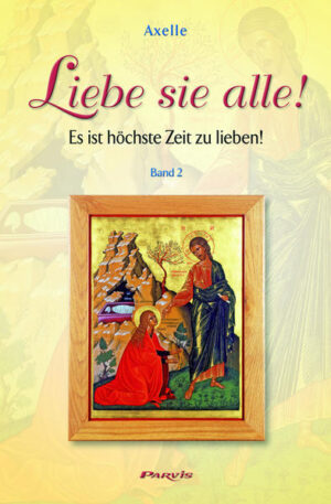 «Ich, Gott schenke dieses Buch meinen Kindern, um sie zu trösten, aber auch um sie wachzurütteln… Die Zeit des Schlafens ist vorüber, für jeden ist die Zeit gekommen zu wachen und zu beten. Es ist höchste Zeit zu lieben! Diese Worte sind wie Briefe von mir, die eure Herzen erbauen sollen, und mein kleines Kind nahm sie treu im stillen Gebet auf, wie es mir gefällt: ohne dies anzustreben, aber auch ohne es abzulehnen! Meine Ratschläge an Axelle werden all jene erreichen, die sie sich zu Eigen machen. Jedes Wort, das aus meinem Mund kommt, ist wahr… Bittet den Heiligen Geist, den Geist der Liebe, euch das in seinem Licht begreiflich zu machen... Ich bin der Gott des Unmöglichen. Übergebt mir alles, dann werdet ihr meine Wunder erleben! (Jesus, am 12. Januar 2004)