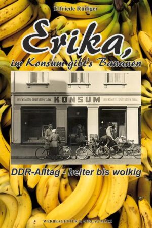 "Im Konsum gibt's Bananen!“ Der Buschfunk macht den weiblichen Beutelgermanen Beine, sie verließen Haus und Hof, sperrten die Kinder ins Laufgitter, nahmen das Essen vom Herd, hörten auf zu bügeln, schlossen das Büro ab, setzten die Dauerwelle ganz fix unter die Haube, übergaben der letzten Verkäuferin die Aufsicht über die Bockwurst, hüpften aus dem Liebesnest... kurzum, diese Nachricht brachte den gesamten Tagesablauf durcheinander. Es sind Geschichten, die diese Zeit charakterisieren, lustige, fröhliche, traurige, besinnliche und beschauliche, ärgerliche und nachdenkliche. Sie erheben keinen Anspruch auf Vollständigkeit, aber sie sind es wert, in dieser schnelllebigen Zeit aufgeschrieben zu werden, ehe die großen Erinnerungslücken entstehen. Manch einer entgegnet nun vielleicht: "Hat sich denn so viel verändert?" Ja, es ist nicht alles, was wir früher monierten, besser geworden, aber anders ist es schon.