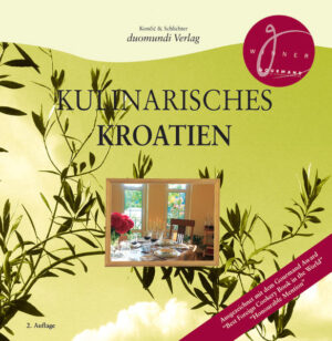 Dieses Buch ist ein Gemeinschaftsprojekt zweier Frauen - einer Kroatin und einer Deutschen - die mit diesem Buch den vielen Kroatieninteressierten die Möglichkeit geben wollen ein Stück Kulinarisches dieses Landes mit nach Hause bringen zu können. Dieses bislang einzige Kochbuch dieser Art über die Kroatische Küche in deutsche Sprache wurde mit dem internationalen Gourmand Award „ Best Foreign Cookery Book in the World, Honourable Mention“ ausgezeichnet. Die besondere Auswahl der Rezepte und die stimmungsvollen Farbphotos bringen den Urlaub nach Hause. Es repräsentiert in hervorragender Weise die mediterrane Küche dieses Landes, das über tausend Kilometer Adriaküste besitzt. Dieses Buch ist mehr als nur ein Kochbuch, es ist eine Ansichtskarte des gesamten Landes. Rezension: Vom dalmatinischen Prsut zum Gemüse nach leso Art „Kulinarisches Kroatien“ von Koncic&Schlichter, duomundi Verlag. Dalmatien und Istrien ist die Heimat vieler Fernreisender. Verspricht das Land Kroatien doch gerade an der Küstenseite einen Urlaub nach mediterraner Art.Nicht unwesentlich dazu trägt die kroatische Küche bei. Die Speisepalette ist natürlich von den Nachbarländern beeinflusst, doch hat sie auch ihren ganz eigenen, unverwechselbaren Geschmack. Und hier setzt dieses äußerst bibliophile Kochbuch an. Mit kurzen landeskundlichen Hinweisen erhält fast jedes Rezept darüber hinaus weit mehr Informationen, als was man von einem gewöhnlichen Kochbuch sagen kann. Die typisch einheimischen Lebensmittel werden anschaulich erklärt und in den jeweiligen Kontext gesetzt. So gibt es auch Erklärungen zu den slawischen Ursprüngen der Wörter, was das Verständnis erheblich erleichtert. Wer weiß denn schon, dass das Wort "kren"-Meerettich- seinen Ursprung im Slawischen hat! Ob Fisch, Rissotto oder ein Eintopf mit Kichererbsen, die Mahlzeiten sind abwechslungsreich, laden zu neuen Variationen grenzüberschreitenden Kochens ein! Nicht zuletzt durch die hervorragende Gestaltung des Layouts. Die Farbfotos und die zarten Piktogramme machen das Buch auch zu einem Augenschmaus! Da kann man nur noch "Dobar tek"- Guten Appetit wünschen!