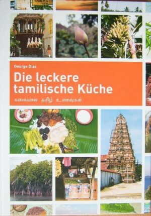 „Die leckere tamilische Küche“ ist das erste tamilische Kochbuch auf Deutsch und in Deutschland. „Die leckere tamilische Küche“ - so schlicht der Titel klingen mag, so exotisch, so facettenreich und so authentisch sri lankanisch sind die original tamilischen Rezepte, die in eine Welt voller Aromen, Düfte und köstlicher Geschmackserlebnisse entführen. George Dias, der seit 22 Jahren in Deutschland lebt, ist selbst Tamile und leidenschaftlicher Koch und kennt die reiche tamilische Küchentradition sowohl aus eigener, langjähriger Erfahrung als auch persönlicher Überlieferung. Zum besseren Verständnis seiner Küche und ihrer Besonderheiten führte George auch in die wichtigsten Gewürze und Zutaten ein, und gewährt zudem spannende Einblicke in die tamilische Geschichte und Kultur.