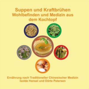 Die Traditionelle Chinesische Medizin (TCM) basiert auf einem jahrtausendealten Wissen, das auf energetischen Wirkprinzipien aufbaut. Im Bereich der Ernährung lassen sich diese auf bei uns gängige Nahrungsmittel übertragen und werden dann häufig Fünf-Elemente-Küche genannt. In dieser Küche haben Suppen und Kraftbrühen einen hohen Stellenwert, da sie über vielfältige positive Wirkungen verfügen. So sind sie gut geeignet, den Körper zu nähren und die Körpermitte zu stärken. Die Zubereitungsform als Suppe unterstützt auch die Bekömmlichkeit, schont dadurch den Verdauungstrakt und kann beim Abnehmen unterstützen. Suppen dienen darüber hinaus als Wärmespender an nassen Herbst- und kalten Wintertagen. Dann kommen auch Kraftbrühen zum Einsatz, die hervorragend das Immunsystem stärken und z.B. eine beginnende Erkältung vermeiden helfen. Suppen eignen sich auch sehr gut für die Verwendung von saisonalen und regionalen Lebensmitteln. Damit ist nach TCM automatisch auch eine dem Klima angemessene energetische Ernährung gewährleistet. Für alle, die selber das Kochen und Genießen verschiedener Suppen sinnlich erleben möchten, oder die auf der Suche nach neuen Wohlfühl-Kochideen sind, haben die Autorinnenn 45 aromatische Suppenrezepte zusammengestellt. Passend zu den jeweiligen Jahreszeiten lassen sich diese auch in der Alltagsküche leicht umsetzen. Zusätzlich ist jedem Rezept seine Wirkungsweise aus Sicht der TCM zugeordnet.