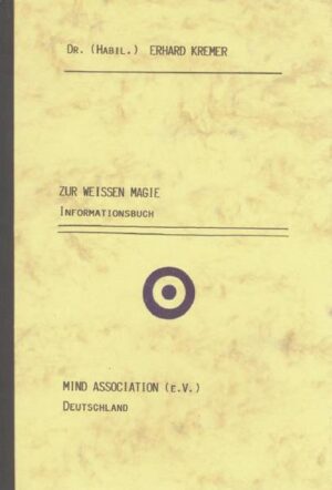 Das Werk erschien kürzlich in 2014 in Zweitauflage unter dem Titel: Moderne Einführung in die weisse Magie und der ISBN 978- 3- 7357- 3467- 9 beim Verlag Books on demand (Norderstedt). Die Zweitauflage ist erweitert und nachgebessert. Die Erstauflage von 2013 ist noch nicht vergriffen.