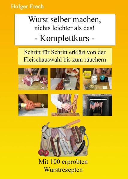 Das Buch "Wurst selber machen, nichts leichter als das!" zeigt Ihnen, wie einfach und schnell auch Sie ihre Wurst selber machen können. Es spielt dabei keine Rolle, ob Sie noch Neuling sind, oder bereits Erfahrung gesammelt haben! Der Ratgeber holt Sie da ab, wo Sie gerade stehen *137 Seiten geballtes Wissen aus meiner über 10 jährigen Erfahrung *Welche Werkzeuge und Maschinen benötigt werden, und welche Sie bereits in der Küche haben könnten *Das schärfen der Messer *Welche Fleischteile verwendet werden können *Wie die Gewürzmischung selber hergestellt wird *Welche Därme oder Hüllen zum Einsatz kommen *Därme richtig füllen und was dabei beachtet werden sollte *Füllen und einkochen von Gläsern *Ablagern und reifen der Wurst und Fleisch *Heiß und kalträuchern und was es zu beachten gibt *Lagern der fertigen Wurst *Sie bekommen insgesamt 100 erprobte und detailierte Wurstrezepte *Alle Rezepte sind aus natürlichen Gewürzen zum selber herstellen, also frei von Konservierungsstoffen und chemieschen Zusätzen *Alle meine Tipps und Tricks rund um das Thema Wurst selber machen *Eine Schritt für Schritt Anleitung in Wort und Bild für jede Wurstsorte Das Buch nimmt Sie bei der Hand, und zeigt Ihnen Schritt für Schritt wie es gemacht wird, so gelingt es garantiert!