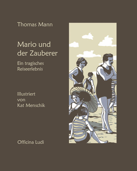 Thomas Manns Novelle aus dem Jahr 1929 über den Auftritt eines Hypnotiseurs in einem italienischen Badeort ist oft als Parabel auf die Verführbarkeit des Einzelnen und Manipulierbarkeit der Massen gedeutet worden, zugleich aber auch als prophetische Vorwegnahme der späteren Ereignisse in Deutschland. Und auch heute dürfte der Text angesichts der vielen politischen oder religiösen Scharlatane und Ratten-fänger auf der Welt kaum etwas von seiner Aktualität verloren haben. Die namhafte Berliner Zeichnerin Kat Menschik hat die Erzählung in der ihr eigenen klaren Bildsprache mit zahlreichen farbigen Buchdruckgrafiken neu illustriert. Das Buch erscheint als Jubiläumsausgabe zum 25jährigen Bestehen der Officina Ludi und wurde im Buchdruckverfahren auf den historischen Maschinen im Hamburger Museum der Arbeit gedruckt. Jede einzelne der Grafiken, die als Strichätzungen nicht gerastert, sondern mit handgemischten Echtfarben gedruckt sind, benötigte drei separate Druckvorgänge.