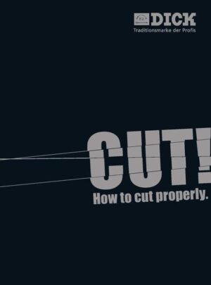 How do I cut different foodstuffs correctly? Why are there over 20 different types of knives? These are just two of the questions that this 200 page book addresses. The book is crammed with information about knives and cutting. The correct usage and operation of the individual knives, in combination with the different foodstuffs, are demonstrated in this book through over 90 different cutting techniques. The most important applications are also available as videos. The videos can be called up and viewed on a Smartphone or tablet PC by scanning the corresponding QR code. Selected recipes from star chef Sebastian Frank complete this cutting manual and leave no question unanswered.  The skill of the chef lies in the preparation. This is best done using sharp knives and with correctly performed cutting techniques. But is not just a question of the techniques. The care of the knives, the sharpening methods and safety while cutting are also important factors when working with knives. Cutting and sharpening make up the the world of Friedr. Dick GmbH & Co. KG. Born out of a love of cooking and based on centuries of experience, Friedr. Dick has created an enormous range of knives and associated products. The combination of innovative production methods and traditional know-how result in high-quality products for all lovers of good cooking.