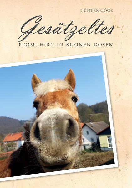 Peter Alexander hat geschrieben und Götz George, auch Franz Josef Strauß und Hildegard Knef. Über 200 Autoren hat dieses Buch. Alles berühmte Persönlichkeiten: Schriftsteller und Schauspieler, Sportler und Politiker. Prominente des 20. Jahrhunderts, viele inzwischen verstorben. Jeder hat einen Satz beigetragen. Denn so lautete die Aufgabe: Schenken Sie mir einen Satz. Vor fast vier Jahrzehnten hat Günter Göge damit begonnen, bekannte Zeitgenossen anzuschreiben. „Ich sammele Sätze“, teilte er mit. Und stellte sich die Frage, ob die Personen der Zeitgeschichte einen Gedanken aufschreiben würden für einen ihnen völlig Unbekannten. Denn: „Ein Satz kann das Kostbarste sein, das ein Mensch dem anderen zu geben hat“, schreibt etwa der Schriftsteller Horst Pillau. Und der Journalist Günther von Lojewski pflichtet bei: „Ein einzelner Satz kann alles sagen oder nichts, kann entlarven oder verschleiern.“ Es entstand eine einzigartige Korrespondenz. Stars wie Heinz Rühmann oder „Blacky“ Fuchsberger („Zuerst dachte ich, der spinnt...“) haben sich ebenso daran beteiligt wie Loriot oder Curd Jürgens. Mit Papier und Feder, handgeschrieben, 100 Prozent analoge Kommunikation. „Ein Buch, ein Text, ein Gedanke, selbst ein einzelner Satz macht zwei Menschen miteinander bekannt“, sagen Hauke Goos und Claudia Voigt in ihrer Spiegel-Titelgeschichte (Nr. 50/2014) über das Lesen. So erkennt man den bärbeißigen Politiker Herbert Wehner in der Zeile: „Schade, dass Sie Sätze sammeln