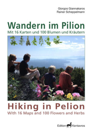 Dieser Pilionführer liefert alle Basisinformation zur Ferienregion Pilion. Die 16 beschriebenen Wanderungen sind ausführlich markiert. Die Auswahl der Pflanzen erlaubt detaillierte Bestimmung vor Ort. Es ist das einzige Buch dieser Art.