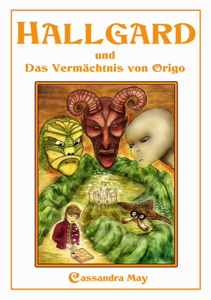 Als das dunkle Zeitalter über die Erde hereinbrach, betrat ein Wesen den Erdboden, das kein Herz besaß. Mit den schlimmsten Untugenden behaftet, verbrachte dieses Wesen sodann viel Zeit in seiner finsteren Gruft tief unter der Erde, wo es ein wahrlich ausschweifendes Dasein führte. Eines Abends jedoch erblickte es ganz unverhofft sein Spiegelbild, und so wünschte es sich von da an nichts sehnlicher, als einen wunderschönen echten menschlichen Körper. Und diesen - und noch viel mehr - sollte es auch erhalten, aber nur, wenn es eine Wette gewann - die Wette gegen die irdischen Völker... "Hallgard und Das Vermächtnis von Origo" ist ein spannendes Märchen, in dem es um den letzten und alles entscheidenden Kampf zwischen „Gut und Böse“ auf Erden geht. Möchten Sie Elfenschopf aus dem Grünen Hügelland kennenlernen, oder Knockshoggs, den kleinen Zaubergeist? Und Eulalia, die kleine dicke Eule und Wächterin des königlichen Elfenpalastes, die auf eine Reise geschickt wird, die beileibe kein Zuckerschlecken ist? Wissen Sie, wie es dem Geist der Erde geht? Dann hören Sie, was Allrun - der Geist der Erde - den Elfen und der kleinen Eule zu sagen hat und wie es um ihn steht. Lernen Sie mystische Orte kennen, von denen Sie noch nie vorher gehört haben! Und kuscheln Sie sich ganz fest ein, wenn es in die finstere Unterwelt geht - dorthin, wo Sie ganz sicher nicht auch nur einen Schritt alleine hineinwagen würden! Ein High Fantasy- Roman für Leser ab 10 Jahren und für jeden, der "Ganz großes Kino" liebt.