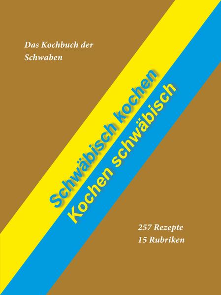 Warum sollten Sie dieses Buch lesen? Schon wieder ein Buch, das im Bücherregal verstaubt. Zunächst ist es eine an-genehme interessante Gelegenheit neue Rezepte, die man noch nicht kennt und gehört hat, auszuprobieren. Dieses Buch liefert ihnen eine regionale Esskultur aus dem Schwabenland. Wer es einmal „verschmeckt“ hat, der wird mit Sicherheit einige Rezepte für sich entdecken. Die Entscheidung liegt beim Betrachter, jene Rezepte aus der guten alten Küche von der Oma auszuprobieren. In 15 Rubriken stelle ich ihnen die schwäbische Kochkultur vor, die weit über das Schwabenland bekannt ist. Tauchen sie in ein, in den puren Genuss von Geschmack und Leidenschaft zum Kochen. Wetzen sie ihre Sinne, sie werden es nicht bereuen.