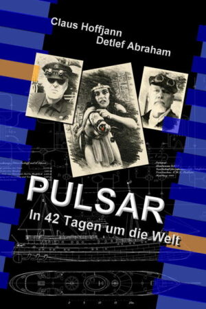 Ein Steampunk Fantasy Roman. Die Geschichte um ein bemerkenswertes Forschungsschiff und seine Besatzung aus verwegenen Männern, furchtlosen Helden und schönen Frauen. Hamburg im Jahre 1896: Als Rekordfahrt ausgewiesen, bricht das Schnell- Schiff "Pulsar" zu seiner seltamen Reise auf, die bis in die heutige Zeit führt. Ist es real oder ist es Phantasie? Es gibt Hinweise, die beide Interpretationen zulassen sowie eine mysteriöse Botschaft aus der Vergangenheit, die uns auf die Spur des Schiffes führt. Die Schauplätze sind reale Orte, so wie sie zu ihrer Zeit waren, die Technik ist durchaus nachvollziehbar und in weiten Teilen belegt.Dennoch, die Zahl 42 ist keinesfalls zufällig gewählt und dann gibt es noch diese ominöse Kabine 115 an Bord unseres Schiffes. Der geneigte Leser möge im Periodensystem der Elemente nach dieser Zahl suchen. Ein Blick in das Aethernetz gibt schnell Aufschluss, was es damit auf sich hat.Zur Geschichte:Der ehrenwerte und aufrechte aber immer etwas knurrige Kapitän Bauer und Nicolaus Graf di Treva, ein Abenteurer und geschickter Geschäftsmann, beide Mitglieder im Orden der "Pulsarier", welcher auf der Suche nach der wissenschaftlich belegbaren Wahrheit ist, haben sich verpflichtet der schönen und faszinierenden Völkerkundlerin Amalie Victoria de Moll alias Am'vic bei der Rettung ihrer Freunde und Familie zu helfen. Nun ist das Volk, dem Amalie angehört etwas anders, als man es vermuten mag, leben sie doch schon seit rund 5000 Jahren auf diesem Planeten und das an einer Stelle, die wir Kinder des 20. und 21. Jahrhunderts mit gänzlich anderen Ereigissen in Verbindung bringen. Natürlich gibt es dunkle Mächte, die sich die Geheimnisse von Amalies Volk sowie der "Pulsar" und ihrer technischen Ausstattung aneigenen wollen um daraus eigene Vorteile zu generieren. Nicht nur, dass Piraten und Sklavenhändler sowie ein verrückter Wissenschaftler unseren Helden zusetzen, es gibt auch einen Gegenspieler an Bord der "Pulsar", der alles versucht, die Mission scheitern zu lassen. Ob ihm das gelingt? Erster Teil der "Pulsar" Trilogie In 42 Tagen um die Welt