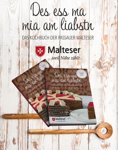 Des ess ma mia am liabstn. Das Kochbuch der Passauer Malteser. Raffinierte hausgemachte Rezepte aus dem Kreise der Malteser. Inhalt: Hauptspeisen, Süßes und Deftiges sowie Kuchen und Gebäck. Der Erlös kommt dem Sozialen Ehrenamt zugute.