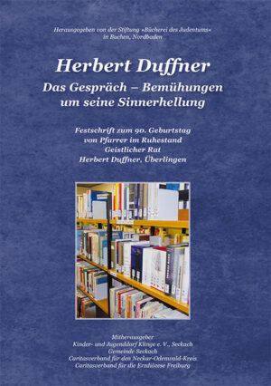 Die Festschrift anlässlich des 90. Geburtstages von Pfarrer Herbert Duffner gliedert sich in drei Teile: Am Anfang stehen Grußworte von fünf Institutionen, die stellvertretend für die vielen Stationen und beruflichen Arbeitsfelder des Jubilars im Lauf seines Lebensweges stehen. Daran schließt sich ein Beitrag von Dr. Georg Kormann an, der unter dem Titel: »Martin Bubers Botschaft-Wirkliches Leben als dialogisches Leben« zwei zentrale Punkte des überaus umfangreichen Lebenswerkes von Martin Buber herausstellt, die neben anderen Einflüssen für den Jubilar in seinem pastoral-caritativen und pädagogischen Wirken eine wichtige Orientierung darstellen. Es handelt sich dabei um das dialogische Leben, das Gespräch und um den jüdisch-christlichen Dialog. Im dritten und zentralen Teil dieser Schrift folgt mit dem Titel: »Das Gespräch-Bemühungen um seine Sinnerhellung« eine umfassende Darstellung zum Gespräch