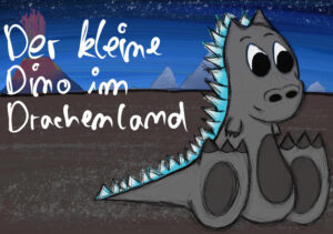 Der kleine Dino begibt sich auf einen Ausflug ins Drachenland. Dort lernt er vier Drachen kennen, denen er bei Problemen aus der Patsche hilft. Durch seine Hilfsbereitschaft hat er neue Freunde gewonnen und kann sich frohen Mutes auf das nächste Abenteuer freuen. Eine Geschichte vom Anderssein und der Freundschaft. Das Buch enthält freie Kreativseiten zum Bemalen und Bekleben. Bemalbare Aufkleber des Dinos und seiner Drachenfreunde sind im Lieferumfang inklusive.