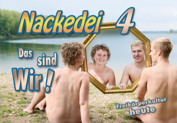 Es geht weiter mit den Nackedeis, und diesmal stehen sie ganz besonders im Mittelpunkt. Es geht nämlich in erster Linie um die Menschen, die in Nackedei 4 ganz besonders im Bild sind. Da gibt es z.B. den knapp über 20jährigen Sven, der total FKK-begeistert ist und dabei andere mitnimmt. „Fußball am Strand, das ist doch toll!“ meint der sportbegeisterte Ingenieursstudent.  Sophie wiederum ist auch gern nackt, ganz besonders kämpft setzt sie sich für OFK ein. Nun, was ist denn das? Die Oberkörperfreikultur! Freier Oberkörper unter anderem im Stadtbereich, auch für die Frauen. Dafür arbeitet die Sophie mit einem Team und konnte im August sogar eine vielbeachtete Demonstration in Leipzig organisieren. Nun ja, und dann gibt es noch die anderen Enthusiasten, den Weltenbummler Tobi, den Franken Daniel mit seinen tollen Tattoos oder auch Thüringer Joachim mit den zahlreichen Piercings.  Natürlich hat das Zeitengeschehen das Leben der Nackedeis nachhaltig verändert: Die Lieblingsschwimmbäder konnten wegen Corona nicht genutzt werden, einige mussten ihre Jobs wechseln. Dazu werden natürlich wieder einige Vereine des DFK e.V. vorgestellt. DFK istt die Abkürung für den Deutschen Verband für Freikörperkultur. „Unter anderem begrüßte mich Nils vom AKK Birkenheide e.V. auf dem Vereinsgelände in südlich von Berlin. Das war besonders interessant, da hier auf der Birkenheide und dem Sandberg zwei Keimzellen der Freikörperkultur in Deutschland liegen. Dazu kommt die faszinierende Landschaft und wie diese behutsam von den nutzenden Menschen gestaltet wurde“ schildert Norbert Sander. „Das beeindruckt immer wieder beim Besuch der Vereinsgelände. Die Mitglieder fühlen sich als Teil der Natur, heißen gerne Gäste willkommen. Inseln in bewegten Zeiten. Ja, genau das trifft es.“ Klein, aber fein präsentiert sich der S.N. Noris e.V. bei Nürnberg, auf dem Gelände des BffL Kaiserslautern e.V. gibt es sogar tolle Hangkeller. Dazu kommen in Nackedei 4 auch wieder Campingplätze, wie z.B. das Knattercamping in Bantikow oder den FKK-Campingplatz Rätzsee.  Natürlich darf der FKK-Campingplatz Rosenfelder Strand nicht fehlen. Klar, ohne den Platz des DFK wäre das Buch unvollständig. Schließlich kommt jeder Nackedei irgendwann nach Rosenfelde. Sicher auch Nora aus Leipzig, die erst einmal nur von der wunderbaren Wismarer Bucht mit der Insel Poel träumt. Auch eindrucksvolle Landschaftsfotos spielen wieder eine große Rolle in Nackedei 4. Der Leipziger Künstler und Schnellzeichner Thomas Honermont hat wieder einprägsame Kapitelfiguren entstehen lassen.