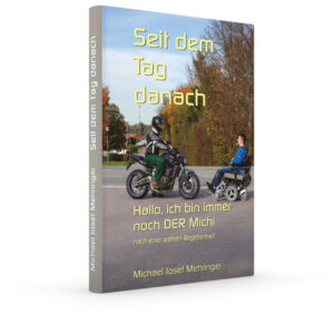 In seiner Autobiographie „Seit dem Tag danach - Hallo, ich bin immer noch DER Michi!“, erzählt Michael Mehringer äußerst eindrucksvoll und in hoch emotionaler Weise, von seinem tragischen Weg. Nach einem schweren Motorradunfall durchlebte der Autor eine von unermesslichem Leid geprägte und von jahrelangen Kämpfen begleitete Odyssee zurück in sein Leben. Bis zum Morgen des 23. April 2016 war der damals 16jährige Michael seinem Umfeld nur als ein fröhlicher und lebensbejahender pfiffiger Lausbub bekannt. Der Leser lernt ihn in einem anfänglichen Rückblick bereits als Kind und Jugendlichen kennen und verstehen, staunt und lacht mit ihm, bis zu diesem einen Tag, der sein und das Leben seiner Familie komplett verändern sollte. Ein relativ kurzer Heimweg mit dem Motorrad, reißt den jungen Mann durch einen schweren Unfall, als er die St2078 kreuzt, abrupt aus dem Leben. Am Unfallort kämpfen die Ärzte verzweifelt und über eine Stunde um sein Leben, bis ein Abtransport mit dem Intensiv-Rettungshubschrauber überhaupt möglich wird. Es folgen 10 Tage Koma, in denen Eltern und Freunde ständig um sein Leben bangen, da er nicht nur einen Querschnitt erlitt und seinen linken Unterschenkel verlor. Es gibt kaum einen Körperbereich, der nicht betroffen ist. Sein Rückgrat wurde auf Höhe des Bauchnabels auseinandergerissen, sein Becken zertrümmert, seinen Kopf hatte es ausgehebelt und seine gesamten Halsmuskeln, welche den Kopf halten und stützen, abgerissen und vieles mehr. Doch Michael besitzt etwas sehr Wertvolles, seine Familie und Freunde, die ihm hingebungsvoll in Liebe zur Seite stehen, ihm Kraft und Hoffnung spenden und ihn alle 49 Narkosen und 35 Operationen überleben lassen. Stück für Stück muss Michael unter größter Anstrengung die einfachsten Dinge des Lebens in Therapien neu erlernen, wie das Atmen, das Sprechen und selbst das Essen und Trinken. Er schafft es, doch der Kampf an der Seite seiner Familie, besonders seines Vaters, der sich für ihn bereitwillig aufopfert, ist noch lange nicht zu Ende. Allerdings treibt der „Lausbub“ inzwischen wieder sein „Unwesen“, denn er ist zurück. Auch wenn er nach wie vor an den Rollstuhl gefesselt ist, nimmt er wieder am aktiven Leben teil. Dieses Buch sei all jenen gewidmet, die ähnliches zu erleiden hatten und erkennen sollen, dass es stets eine Hoffnung gibt und es sich immer lohnt zu Kämpfen und niemals aufzugeben.