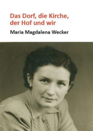 „Das Dorf, die Kirche, der Hof und wir“ beschreibt das Leben der Bäuerin Maria Wecker. Sie berichtet über die Verhältnisse in einem bayrischen Dorf, über seine Pfarrherren und die wechselvolle Geschichte des Bauernhofs über fast ein Jahrhundert. Vom schlechten Start als Halbwaise und Adoptivkind über die Kriegszeit bis zur reiselustigen Seniorin betrachtet Maria Wecker ihr Umfeld mit Humor, liebevollen Details und Anekdoten, die nicht in Vergessenheit geraten sollen.