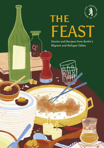 For many of us, food is a solid to memories of home and our loved ones. Familiar flavours and fragrances have the power to evoke forgotten emotions and sensations and take us on a journey to the past. The Feast presents fifteen recipes from around the world. The recipes all relate to a traditional festivity. With each recipe comes a story of home and celebration, as well as a story of building a new life in Berlin. Sudanese weddings, Tibetan New Year, Orthodox Easter, Eid al-Fitr, New Year in New Zealand, Father’s Day in Italy, and Day of the Dead in Mexico are just a few of the fantastic celebrations covered in our beautifully photographed and illustrated Cookbook. Table of contents I. Foreword by Ricarda Bochat, Project Manager of the Open Kitchen II. Stories and Recipes from the Community Kelsang Tashi, India/Tibet: Making Momos for the Tibetan New Year Abed Hammo, Jordan: Cooking Mansaf for Birth Ceremonies and Funerals Prakrit Sachdeva, India: Making Puri Halwa Chole for Kanjak Sanami Fendt, US/Japan: Cooking Sekihan for a Girl’s First Period Ebrima Touray, Gambia: Cooking Domoda for the Rite of Passage of Men Ragıp Zık, Turkey: Baking Paskalya çöreği for Easter Al-Nour-Ahmad Hassan, Sudan: Cooking Kisra for Weddings Giuseppe Guerriero, Italy: Making Zeppole for Father’s Day and Name Day Anna Torgasheva, Ukraine: Cooking Borscht as a Celebration of Family Malakeh Jazmati, Syria: Cooking Maklouhbeh for Ramadan Malika Yunus, Australia/Uzbekistan: Cooking Plov for Eid al-Fitr Wilma Prior, Sweden: Making Golden Toast to Celebrate Autumn Abner Peña, Mexico: Making Tamales for the Day of the Dead Lauren Stearns, US: Baking Skillet Coffee Cake for Christmas Joe Marshall, New Zealand: Jack the Snack’s Mussel Pot for New Year’s Eve III. Directory of international food stores in Berlin.