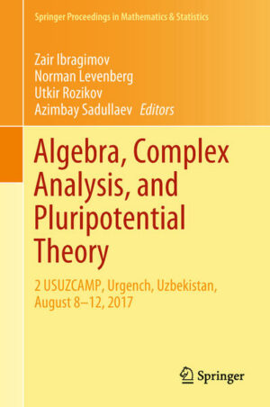 Algebra, Complex Analysis, and Pluripotential Theory | Bundesamt für magische Wesen