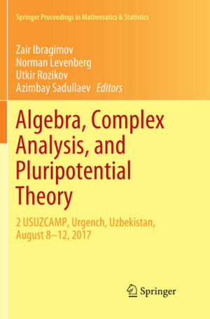 Algebra, Complex Analysis, and Pluripotential Theory | Bundesamt für magische Wesen