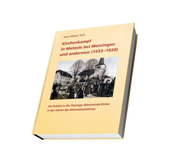 Der Ortspfarrer Wilhelm Wolf wurde in Metzels/Thüringen im Jahre 1935 wegen Ungehorsams gegenüber dem braunen, deutschchristlichen Bischof entlassen. 80% der Kirchenmitglieder bildeten dann eine widerständige Bekenntnisgemeinde. Das Benutzen der Kirche wurde ihnen verboten, man traf sich fortan in einer Scheune. In der Kirche wirkte danach (mit mässigem Erfolg) ein vom nazi-freundlichen Bischof Sasse eingesetzter Pfarrer. Das Buch beschreibt den Kirchenkampf unter Beiziehung von Zeitzeugen und vielen Dokumenten aus dem Landeskirchenarchiv in Eisenach. Nachfolger Pfarrer Wolfs, den die Gestapo 1937 aus Thüringen verwies, wurde Pfarrer Werner Goll bis Kriegsbeginn 1939. Er ist der Vater des Autors. Das Buch schildert auch werner Golls weiteren Weg in den Widerstand, nachdem dieser sich freiwillig zur Wehrmacht gemeldet hatte.