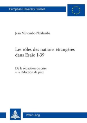 Quel est le plan rédactionnel du livre d’Esaïe ? Quelle est l’histoire de sa formation ? Quels sont les milieux qui l’ont produit ? Ce livre tente de répondre à ces questions à partir des rôles des nations étrangères, en particulier ceux attribués à l’Assyrie et la Babylonie dans les 39 premiers chapitres. S’appuyant sur des travaux antérieurs et proposant des nouvelles analyses, l’auteur élabore un modèle rédactionnel qui ne se limite pas à l’établissement des strates rédactionnelles comme c’est souvent le cas. Il s’applique, au contraire, de faire apparaître les positions théologiques des différentes rédactions tout en proposant une hypothèse originelle et novatrice pour la compréhension de ces textes et leur fonction à l’intérieur du rouleau d’Ésaïe. A partir de l’observation que ce livre s’ouvre dans une situation de crise et s’achève par des annonces de restauration et de paix, l’auteur élabore un modèle de rédacteurs successifs insistant d’abord sur le jugement et plus tardivement sur la paix et la possibilité du salut. Cet ouvrage apporte une démonstration originelle en montrant comment la parole du prophète a servi, grâce aux différentes rédactions, à accompagner le peuple de Juda depuis la monarchie jusqu’à l’époque hellénistique. Marquées par l'affirmation de la souveraineté de YHWH comme motif théologique principal, ces rédactions influencées par les traditions de Moïse, David et Salomon reflètent sept situations du temple de Jérusalem dont la vision inaugurale est le pivot inspirateur.