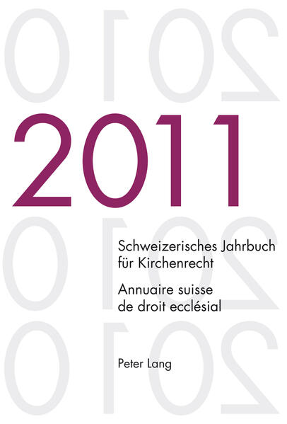 Das Schweizerische Jahrbuch für Kirchenrecht bzw. Annuaire suisse de droit ecclésial befasst sich mit der ganzen Breite des Kirchenrechts, angefangen mit dem Recht der evangelisch-reformierten Kirchen sowie der römisch-katholischen Kirche und ihrer Kantonalkirchen, sodann dem Staatskirchenrecht, d.h. denjenigen staatlichen Rechtssätzen, die Religion und Kirche betreffen, und bezieht auch religionsrechtliche Fragestellungen ein, die sich aus der zunehmenden Bedeutung ausserchristlicher Religionen in der Schweiz ergeben. In seinem Aufsatzteil enthält das Jahrbuch u.a. die Vorträge, die auf den Jahrestagungen der Schweizerischen Vereinigung für evangelisches Kirchenrecht gehalten werden. Berichte aus Kirchen und Kantonen geben die Entwicklung des Kirchenrechts in den Regionen und Landesteilen wieder und machen auf wichtige Ereignisse aufmerksam. Ferner werden neuergangene und partial- bzw. totalrevidierte Kirchenverfassungen, religionsrechtliche Bestimmungen staatlicher Verfassungen sowie kantonale Kirchengesetze durch Abdruck dokumentiert und wichtige kirchenrechtliche Neuerscheinungen rezensiert. Eine Jahresbibliographie zum schweizerischen Kirchen- und Religionsrecht rundet den Literaturteil ab. Das Jahrbuch möchte dem Kirchenrecht in der Schweiz ein Forum schaffen, das als Vermittler sowohl von den Kantonalkirchen zur wissenschaftlichen Öffentlichkeit als auch in umgekehrter Richtung wirken kann, und auf diese Weise dem Kirchenrecht in der Öffentlichkeit eine besser hörbare Stimme verleihen.