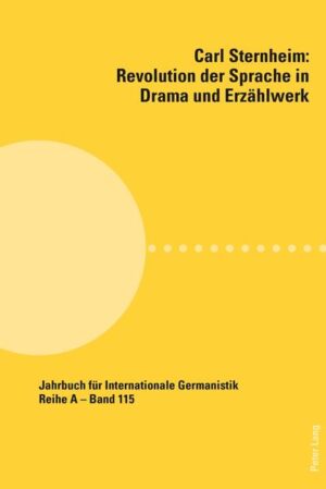 Carl Sternheim: Revolution der Sprache in Drama und Erzählwerk | Bundesamt für magische Wesen
